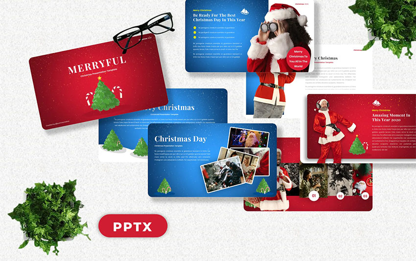 Merryful Christmas Powerpoint Template