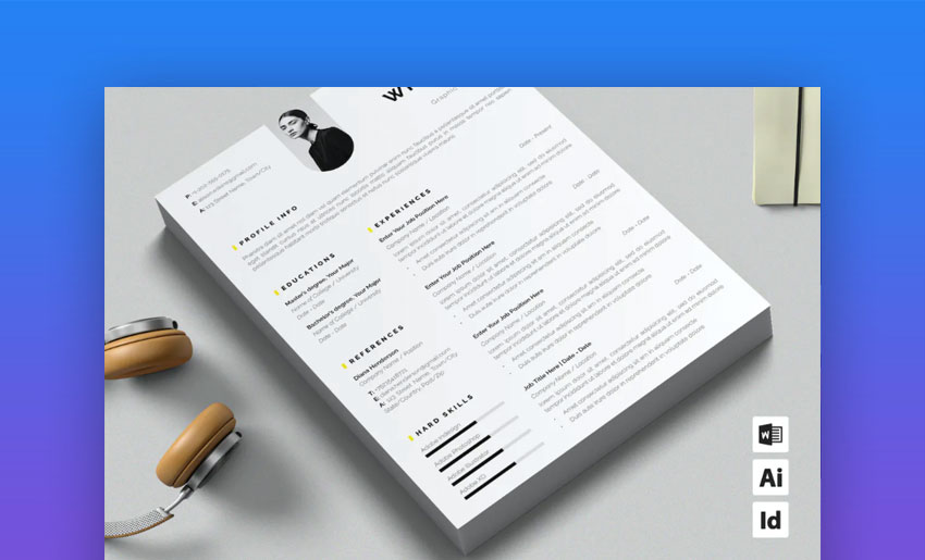 cv resume template