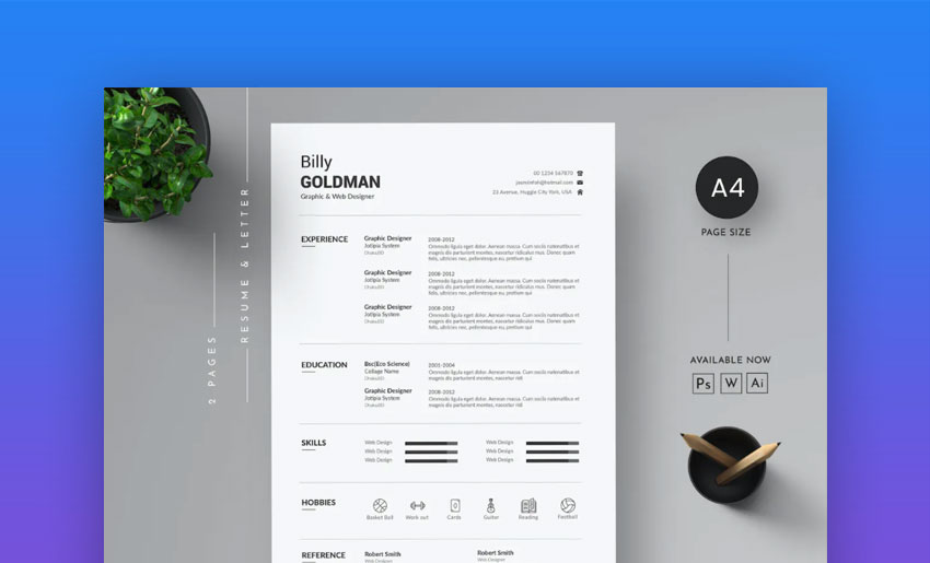 Resume CV template