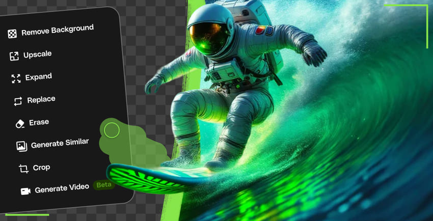ImageEdit works as an easy-to-use AI image resizer.