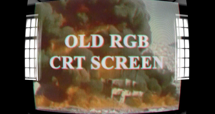 Old RGB CRT Screen