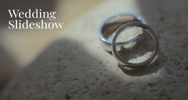 Elegant wedding slideshow