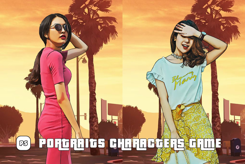 Portraits Characters Game