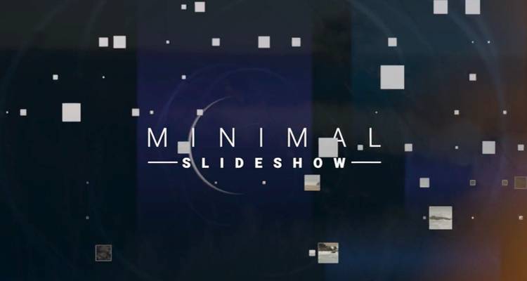 Grid fade and flare slideshow