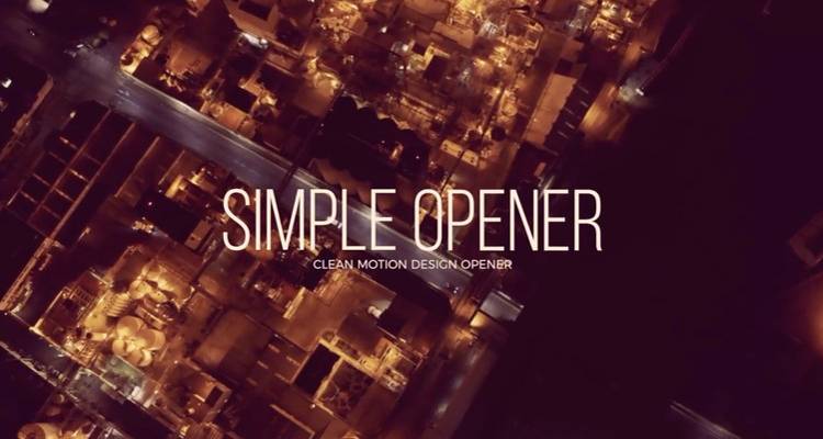 Simple opener transition