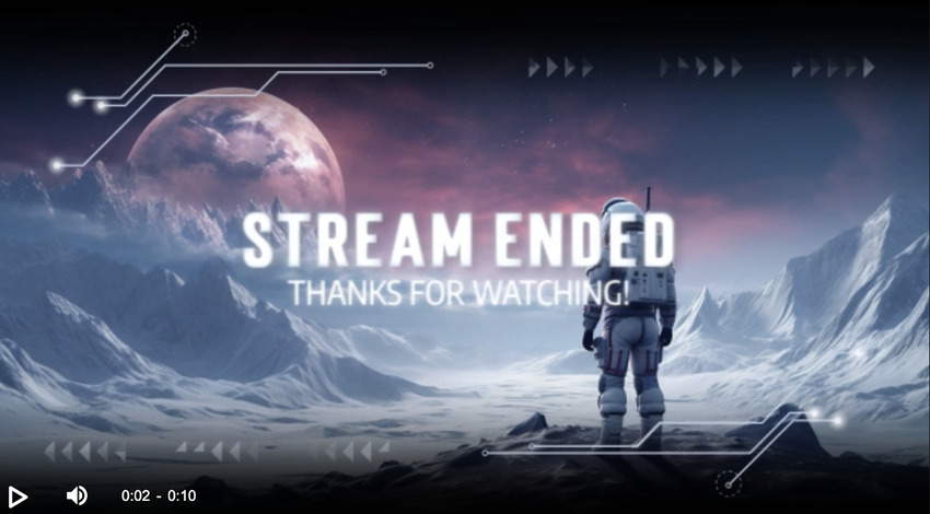 Starfield OBS stream overlay