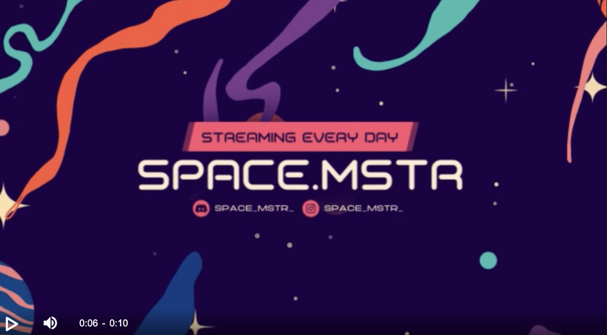 Colorful animated overlay