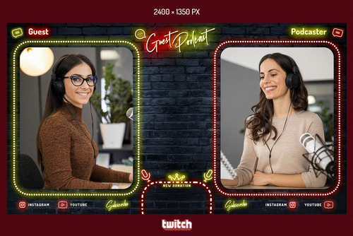 Night Podcast – Twitch Overlay