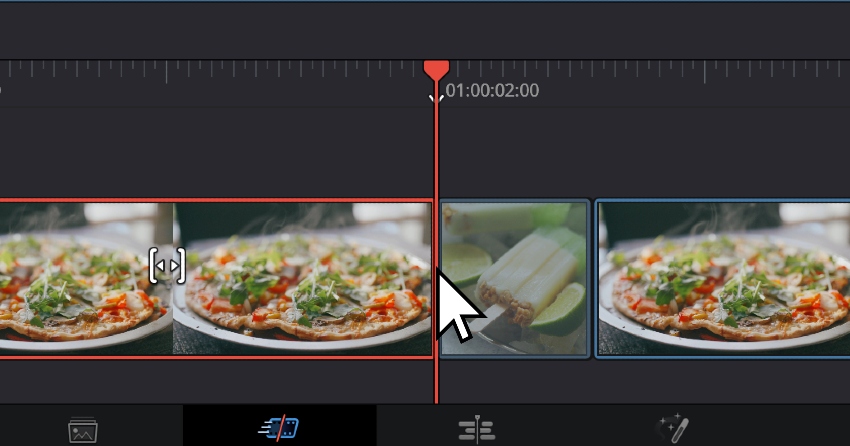 How to add clips in DaVinci Resolve: drag the clip to the DaVinci Resolve timeline.