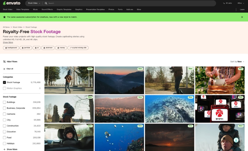 Envato Stock footage