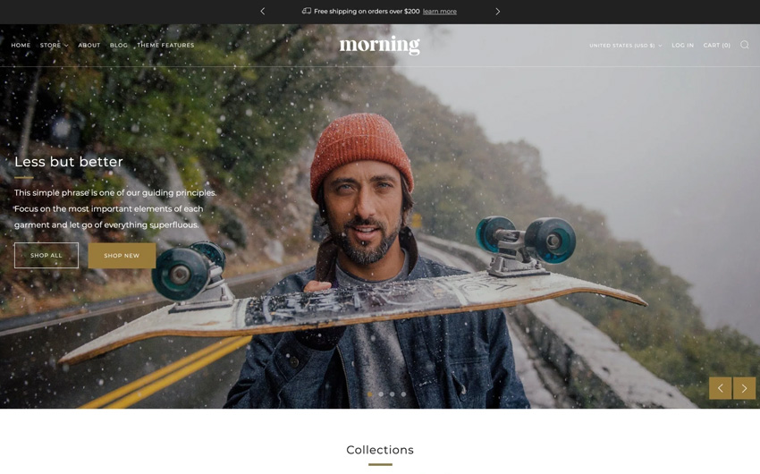 The Venue shopify ecommerce theme
