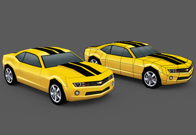 Blenbder low poly car pt2 retina