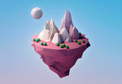 Final island lowpoly thumb