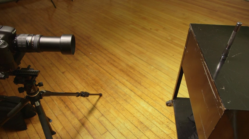 Setup with Quantaray lens / David Bode