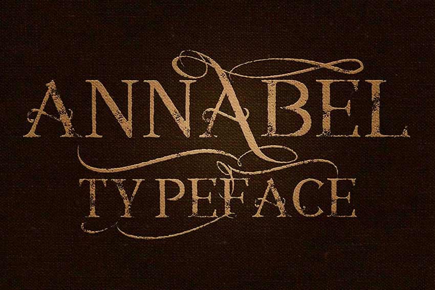 Annabel Number Fonts for Tattoos