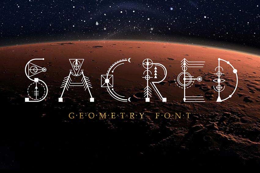 Sacred Geometry Font