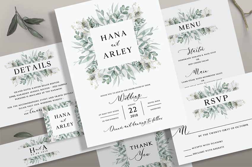 Photoshop Invitation Template