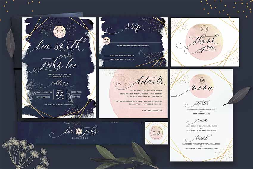 Wedding Invitation Templates Photoshop