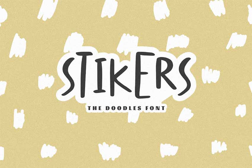 Stikers Handwriting Font