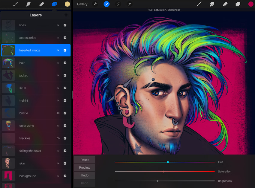 use adjustments for the shadow