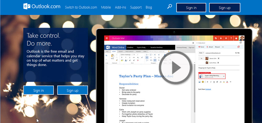 Outlookcom best free email services