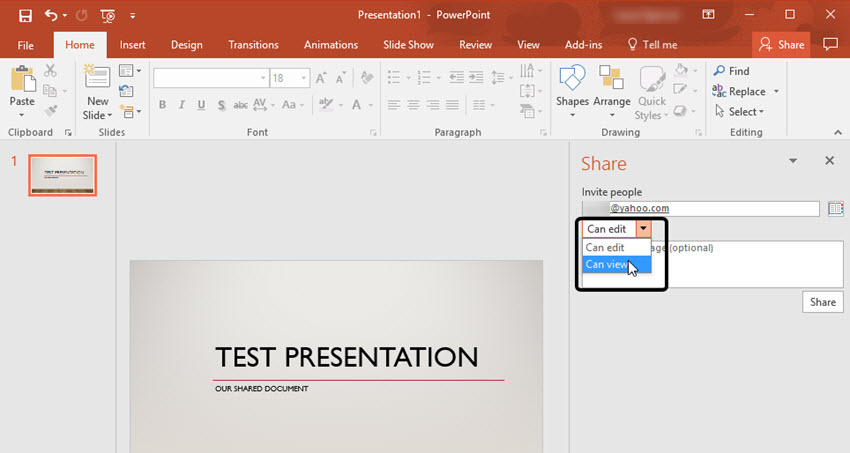 Google Slides vs Power Point access control