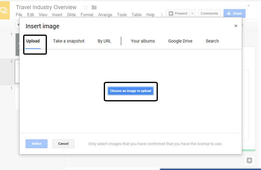 Insert Image Dialog Box
