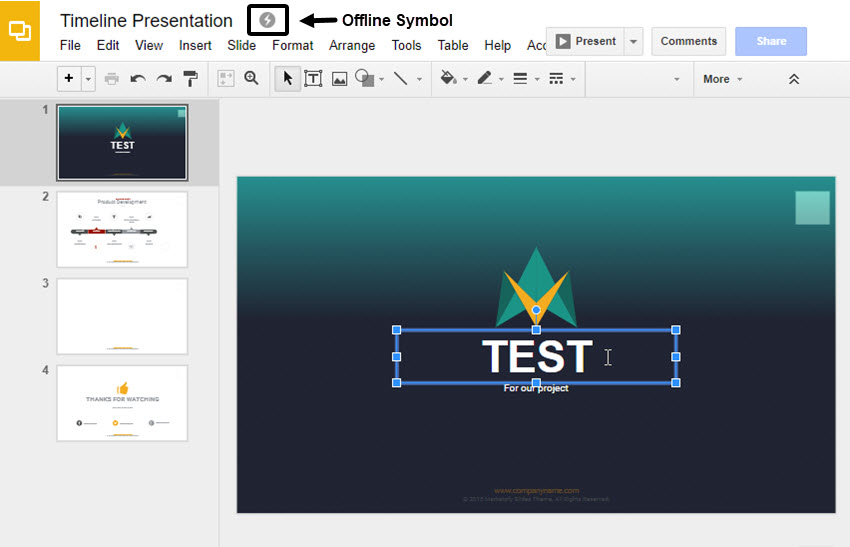 Making Google Slides Edits While Offline
