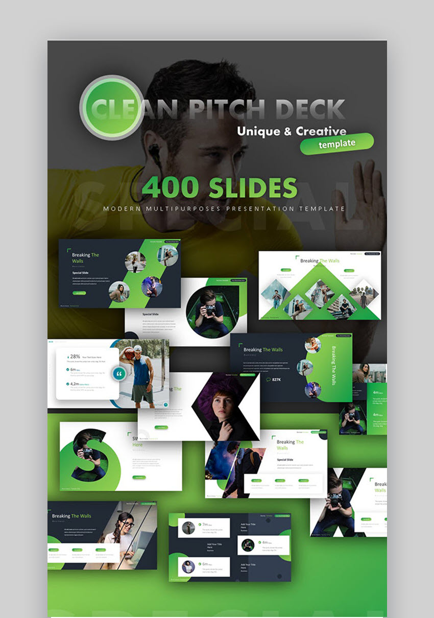 clean pitch deck