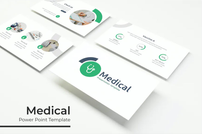 Plantillas de PowerPoint de medicina premium  de Envato Elements