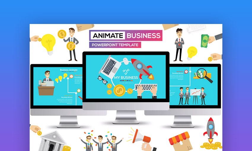 Presentación animada corporativa para PowerPoint