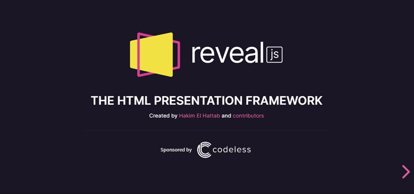 PowerPoint Alternative Revealjs